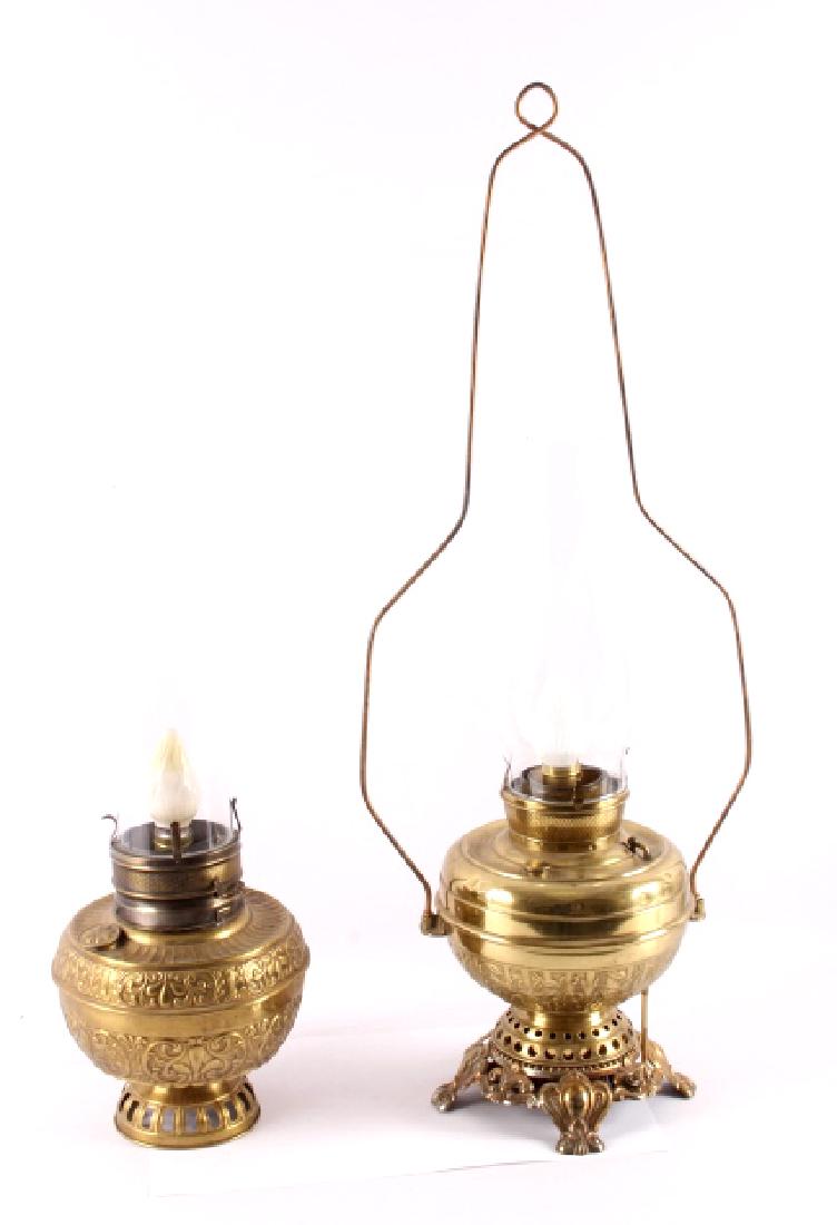 Antique Brass Lamp Pair (1 of 14)