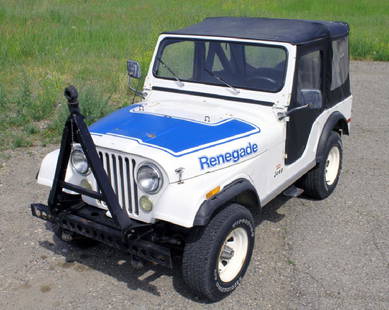 1978 Jeep CJ5 Levi's Edition w/ 258 6 Cylinder: This is a rare original 1978 Jeep CJ5 Renegade in the scarce Levi’s Edition with 6996 miles. The jeep shows all very good original style condition with low original miles at less than 25,000. The je