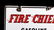 Texaco Fire Chief Gasoline Porcelain Enamel Sign - 7