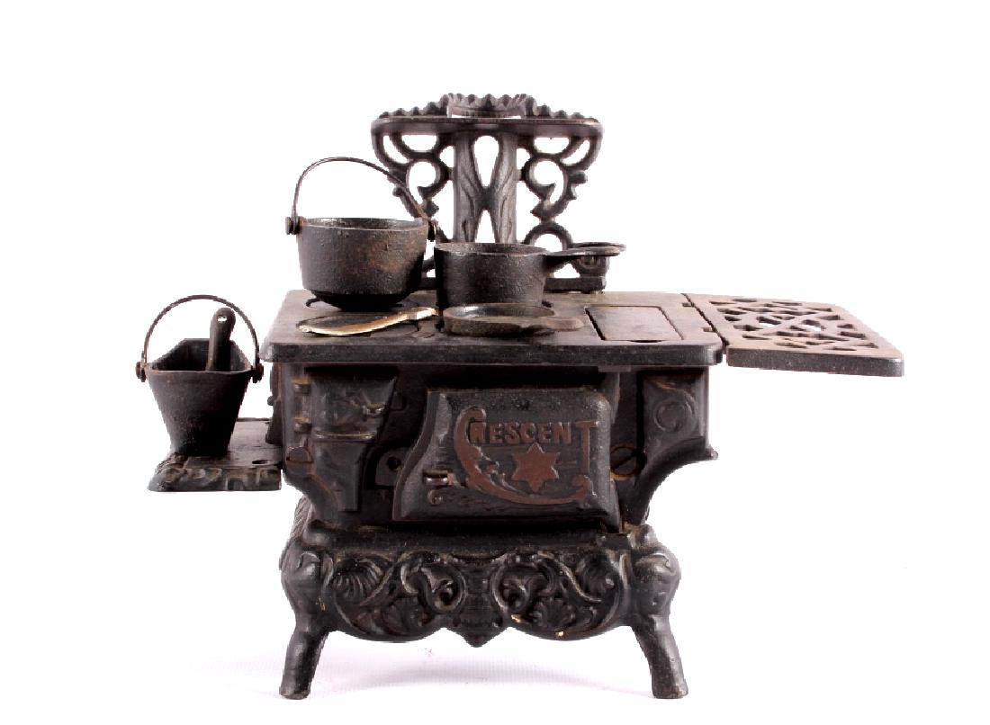 Crescent Salesman Sample Cast Iron Stove 1900
