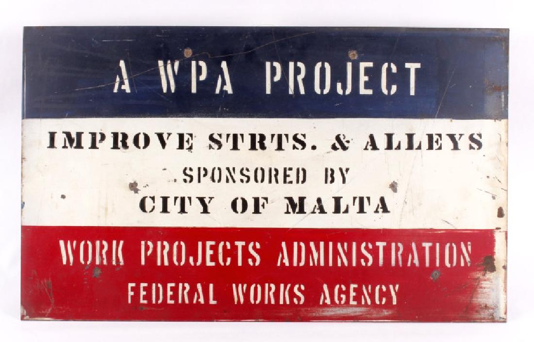 Work Projects Administration Sign Malta Montana (1 of 7)