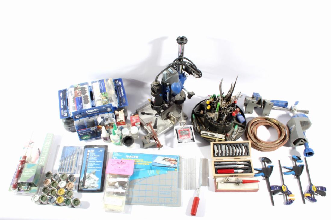 Dremel & Model Railroad Building Tools & Paints (1 of 7)