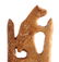 Seneca Carved Black Bear Effigy Comb 17th Century - 3