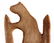 Seneca Carved Black Bear Effigy Comb 17th Century - 6