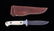 CFK Damascus & Exotic Camel Bone Knife