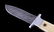 CFK Damascus & Exotic Camel Bone Knife - 3