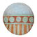 Santa Domingo Pueblo Painted War Shield circa 1870 - 3