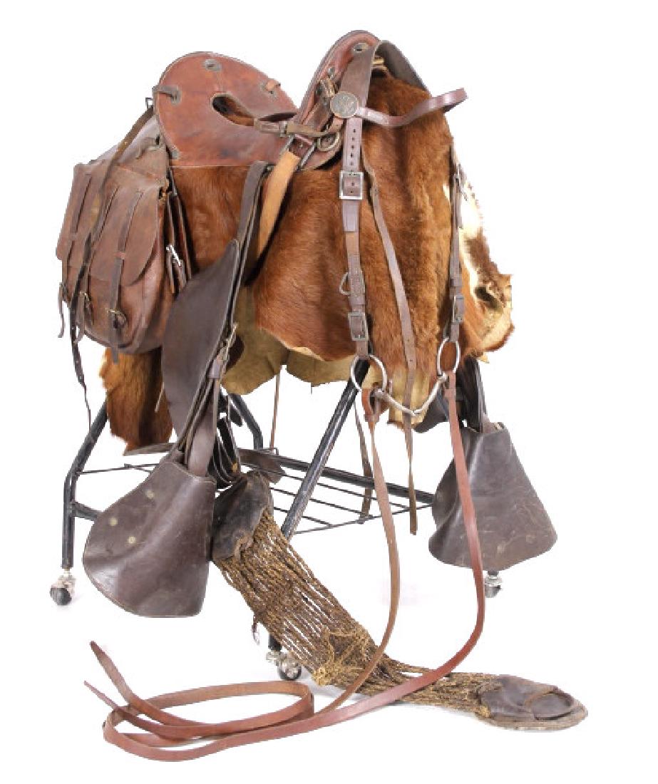 1874 US Calvary McClellan Saddle, Bags, & Bridle