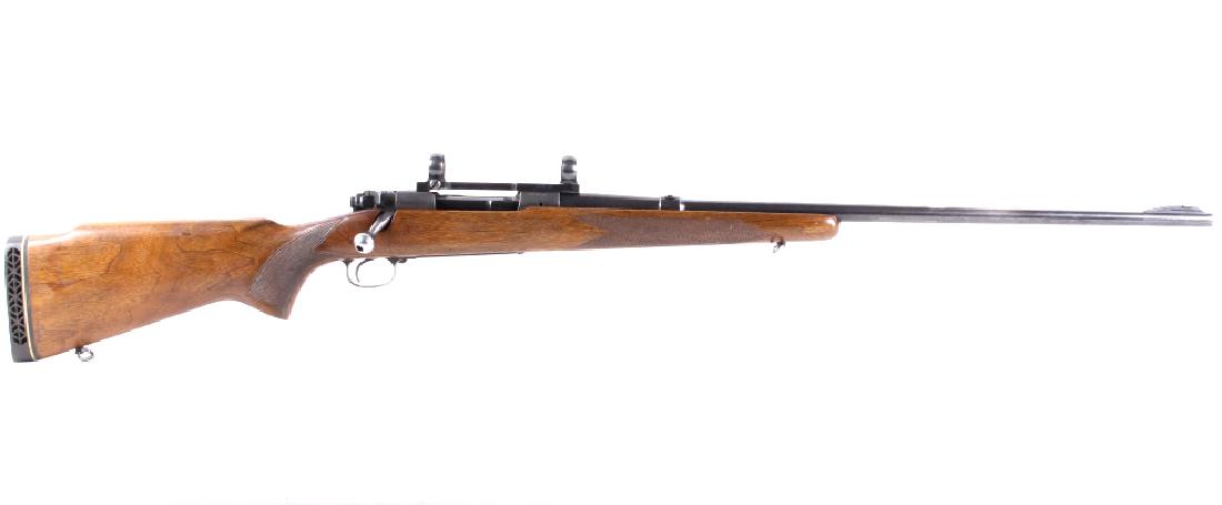 Winchester Model 70 .300 H&H Mag. Pre-64 Rifle: Offered for sale is a Winchester Model 70 .300 H&H Magnum Pre-64 rifle. This rifle features a blue steel finish, 26" barrel, Walnut stock, skip line checkering, and scope rings. Pre-1964 Winchester mo