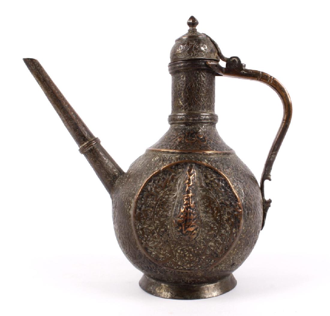 Antique Copper Turkish Bedouin Dallah Coffee Pot: You are bidding on a Antique Copper Turkish Bedouin Dallah Coffee Pot. The coffee pot features a solid copper construction and a unique design. A dallah is a traditional Arabic coffee pot used for cen