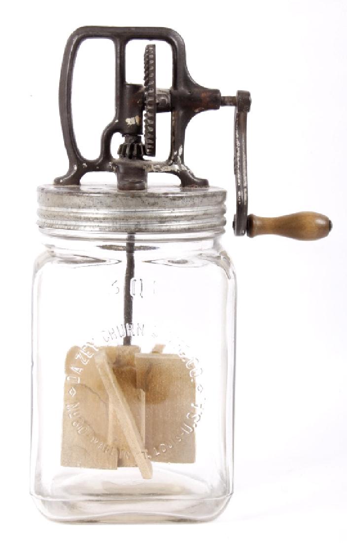 Antique "3 QT Dazey No 30" Hand Crank Butter Churn Nov 18, 2017