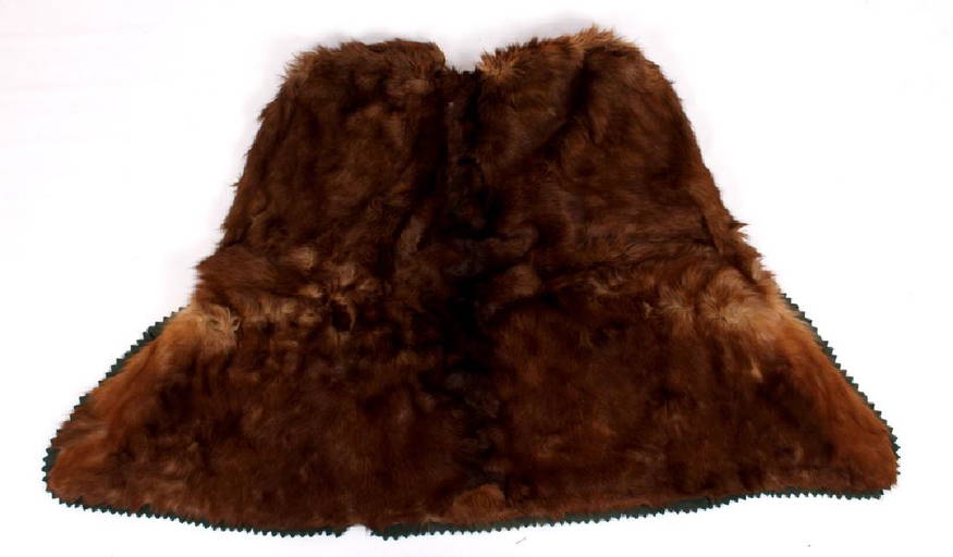 Antique Edes Fur Sleigh Blanket Circa 1915
