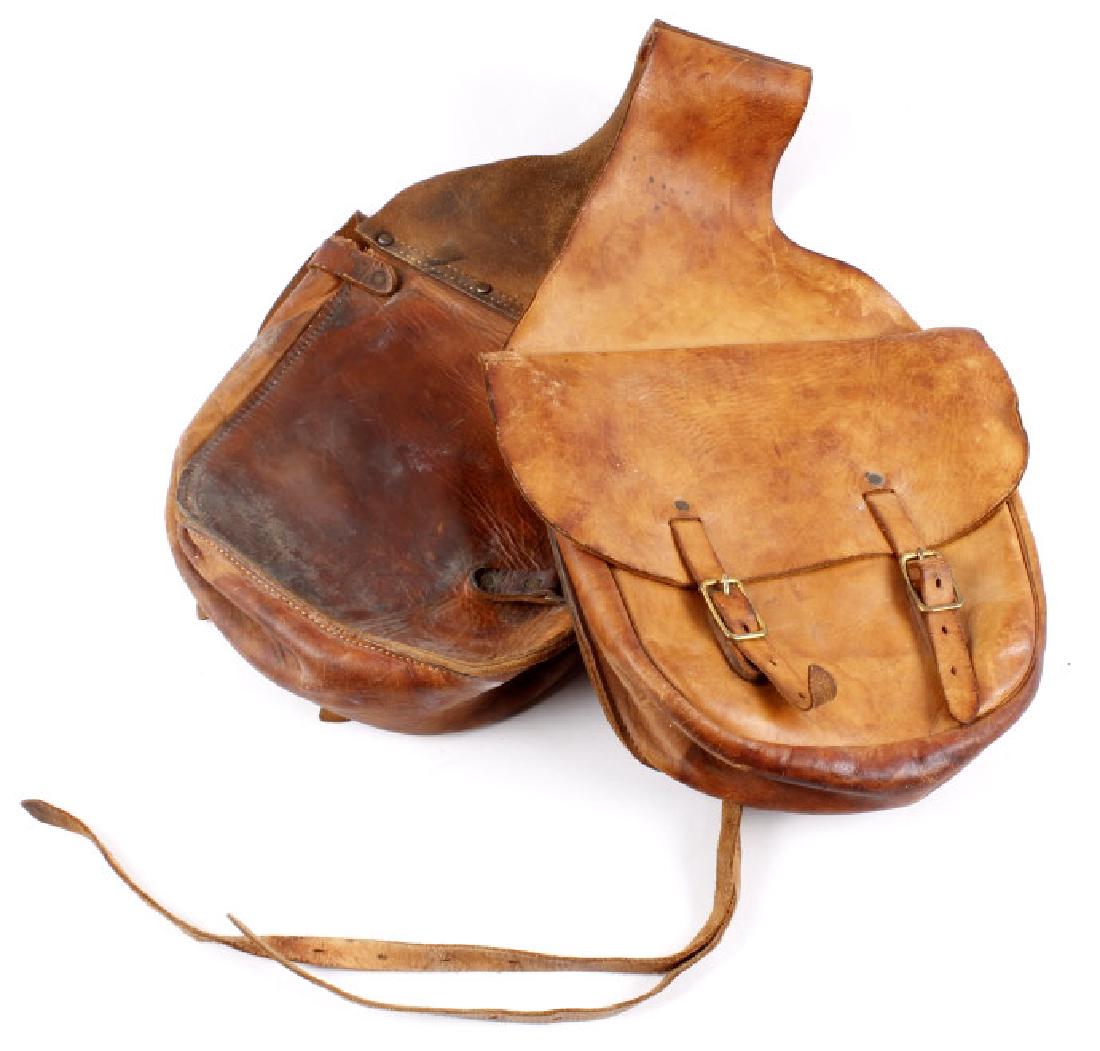 Antique Leather Saddle Bags