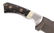 CFK Damascus & Buffalo Horn Knife Vine File Work - 5