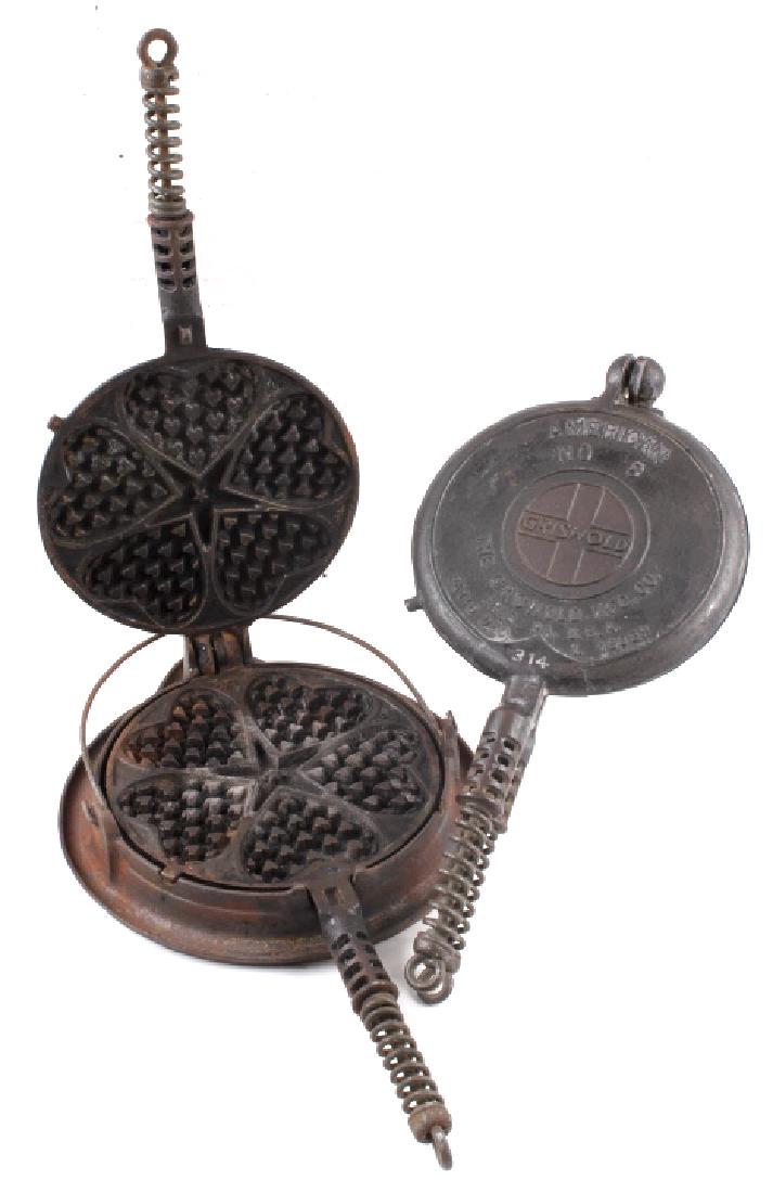 griswold cast iron waffle maker for sale