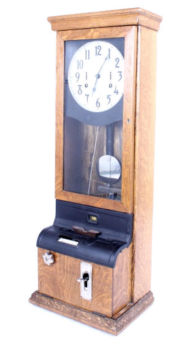 International Time Recording Co. Railroad Clock: Up for your consideration is this beautiful International Time Recording Company Railroad time clock. According to the IBM website, "The International Time Recording (ITR) began as the Bundy Manufactu