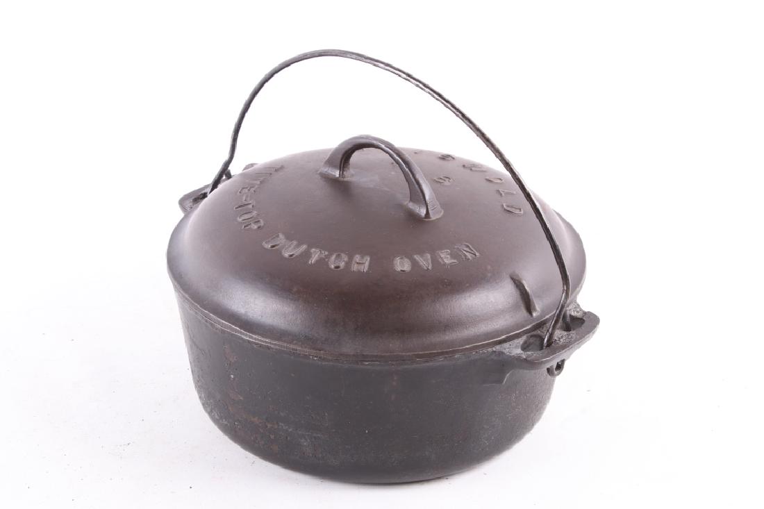 Griswold No. 8 Cast Iron Tite-Top Dutch Oven: For your bidding consideration is this Dutch oven made by Griswold Manufacturing. The company was founded in 1865 by Matthew Griswold in Erie, Pennsylvania. By the turn of the Century, Griswold cast i
