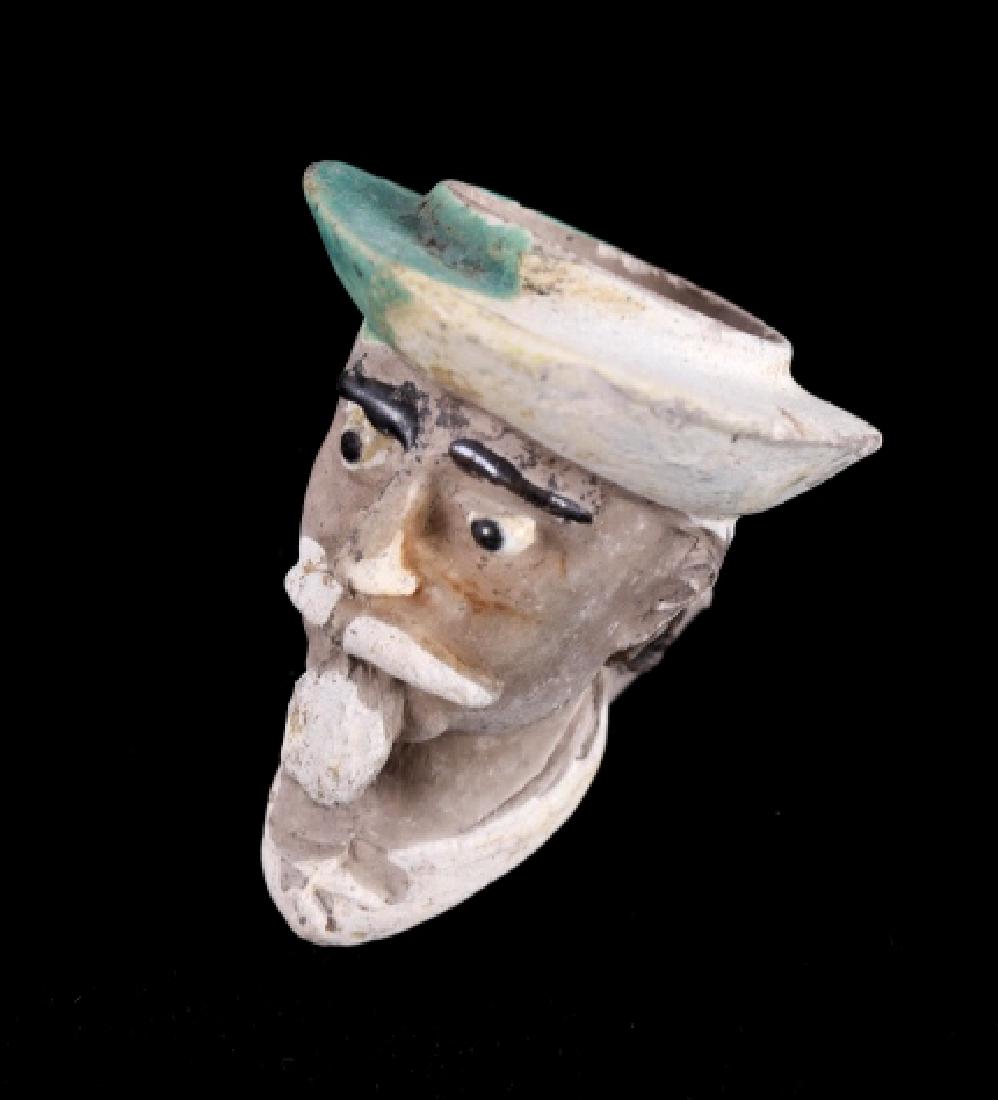 Buffalo Bill Meerschaum Pipe c1889 by Dutel-Gilson: This is an original early Buffalo Bill (aka William Frederick "Buffalo Bill" Cody) Meerschaum pipe from circa 1889. The pipe was manufactured by Dutel-Gislon, a French maker active in the city of Mont