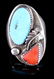Antique Navajo Multi-Stone & Sterling Silver Ring