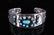 Navajo Sleeping Beauty Turquoise & Silver Bracelet