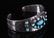 Navajo Sleeping Beauty Turquoise & Silver Bracelet - 3