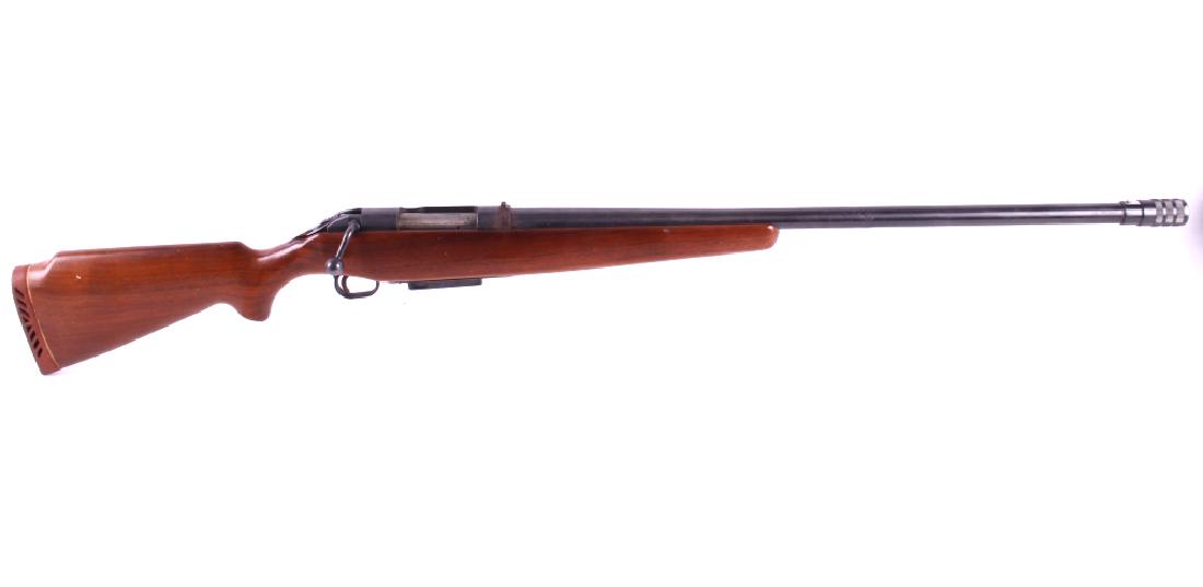 Mossberg Model 395k Bolt Action Shotgun: For your bidding pleasure is a Mossberg Model 395k bolt action shotgun. This 12 gauge shotgun has a 28" factory blue'd barrel with C-Lect choke. Stamped on the barrel is "O.F. Mossberg 4 Sons Inc- Nor