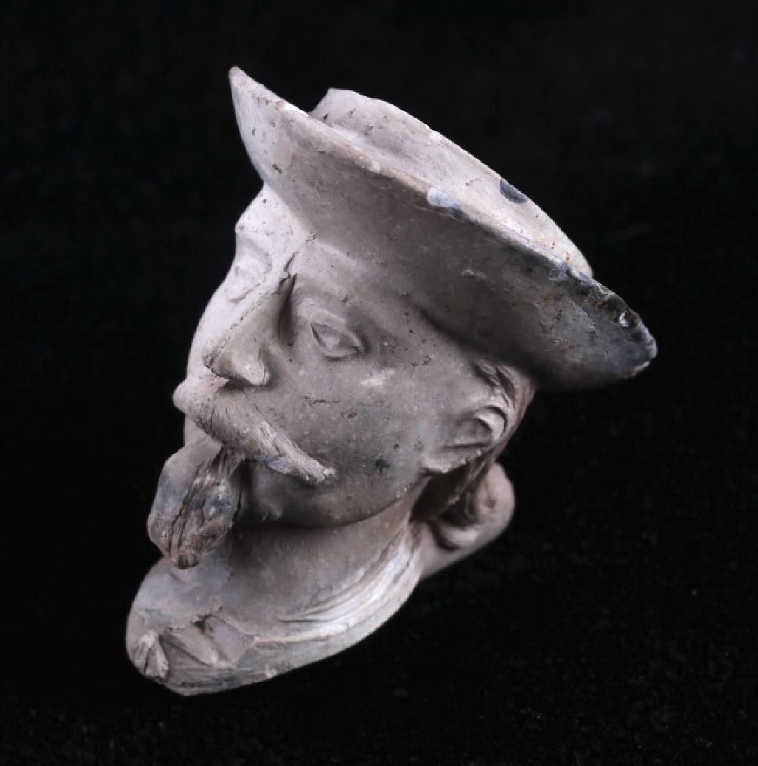 Buffalo Bill Meerschaum Pipe 1889 by Dutel-Gilson: This is an original early Buffalo Bill (aka William Frederick "Buffalo Bill" Cody) Meerschaum pipe from circa 1889. The pipe was manufactured by Dutel-Gislon, a French maker active in the city of Mont