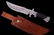 Engraved Exquisite D2 Steel Bowie Knife CFK USA