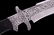 Engraved Exquisite D2 Steel Bowie Knife CFK USA - 20