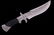 Engraved Exquisite D2 Steel Bowie Knife CFK USA - 4