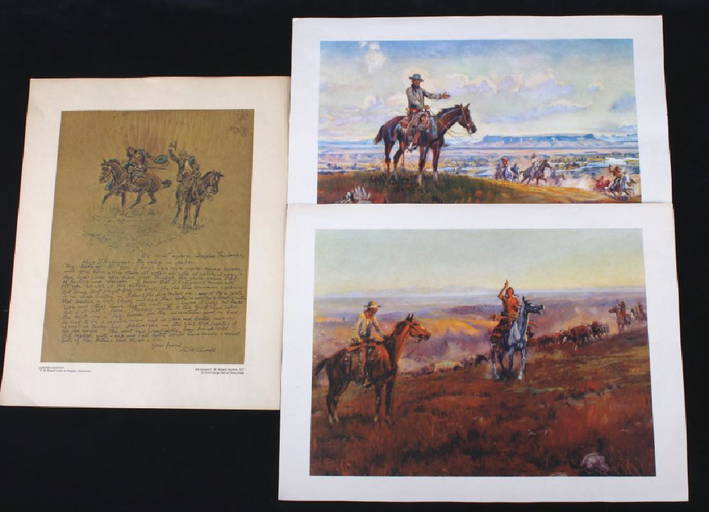 Collection of Charlie Russell Prints Apr 13, 2019 North American