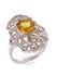 Vintage Estate Montana Sapphire & Diamond 14K Ring - 10