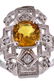 Vintage Estate Montana Sapphire & Diamond 14K Ring - 13