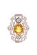 Vintage Estate Montana Sapphire & Diamond 14K Ring - 17