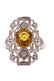 Vintage Estate Montana Sapphire & Diamond 14K Ring