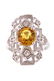 Vintage Estate Montana Sapphire & Diamond 14K Ring - 9