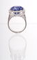 12.98 ct. Tanzanite & Diamond Platinum Ring - 13