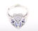12.98 ct. Tanzanite & Diamond Platinum Ring - 17