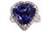 12.98 ct. Tanzanite & Diamond Platinum Ring - 2