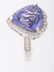 12.98 ct. Tanzanite & Diamond Platinum Ring - 8