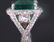 4.01ct Emerald & 1.19ct Diamond 18K Gold Ring - 10