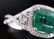 4.01ct Emerald & 1.19ct Diamond 18K Gold Ring - 6