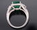 4.01ct Emerald & 1.19ct Diamond 18K Gold Ring - 8