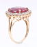 12.94ct Ruby & Diamond 14K Gold Ring w/ Papers - 12
