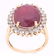 12.94ct Ruby & Diamond 14K Gold Ring w/ Papers - 6