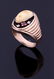 Montana Elk Ivory Garnet & Diamond 14K Gold Ring - 2
