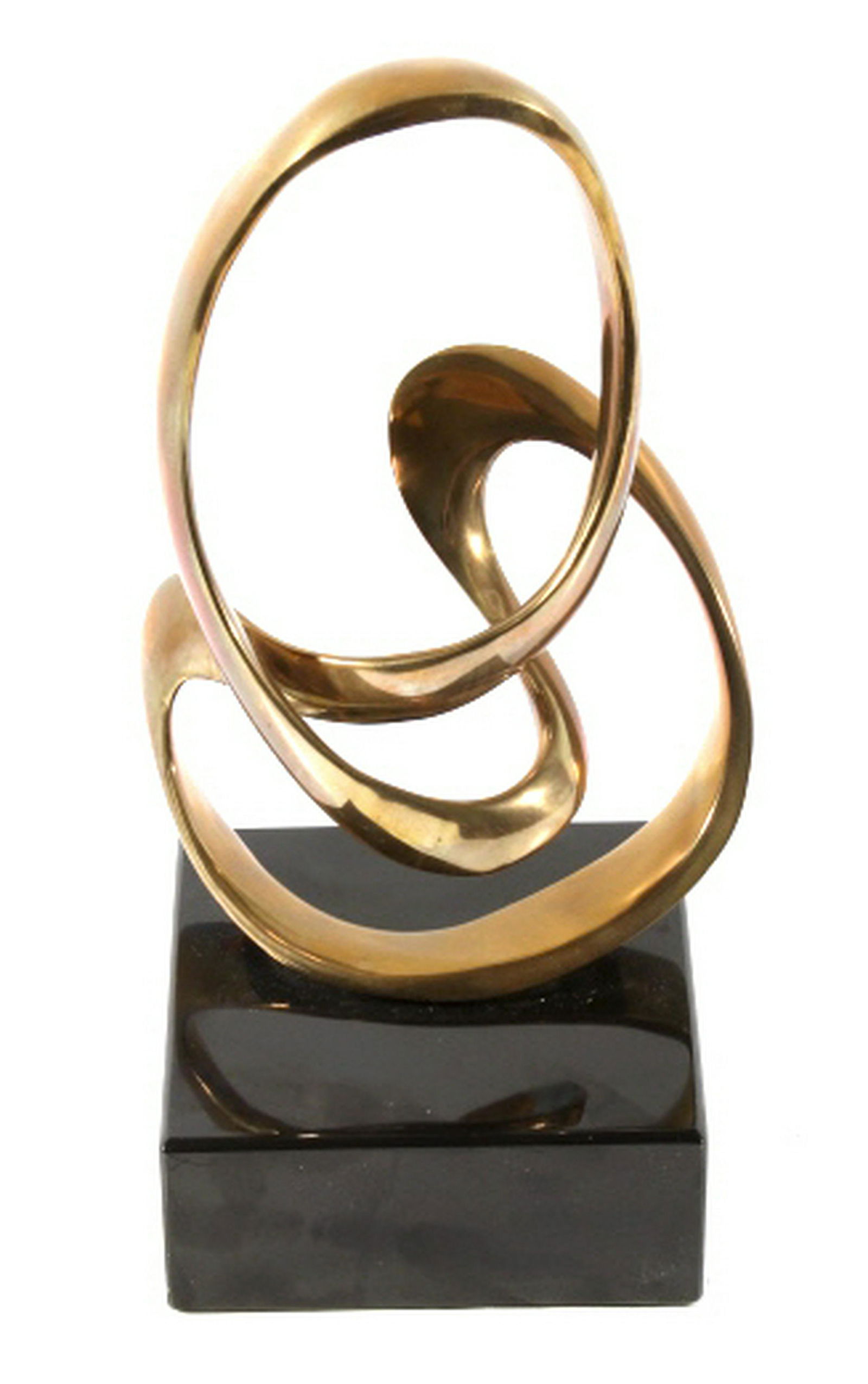 Signed Tom Bennett Statue Titled Passages of Time: Featured in this lot we have a signed Tom Bennett brass abstract statue titled "Passages of Time" originating from the late 20th century. The sculpture is part of a limited edition set and is marked "