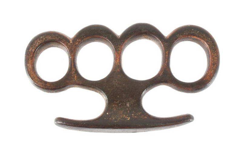 Mid 20th Century Cast Iron Brass Knuckles