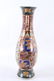 Large Japanese Porcelain Enamel Cloisonne Vase - 3