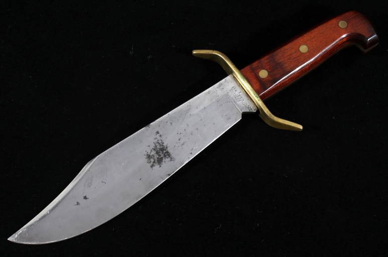 Western USA W49 Bowie Knife With Leather Sheath Nov 16, 2019 North